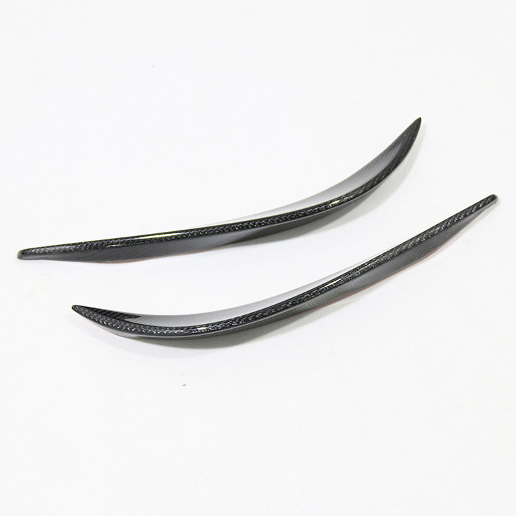 Carbon Fiber Front Bumper Side Canards Splitter Air Fins 2008 2014 Audi R8 V8 V10 Car Aero Body Kit, photo 2