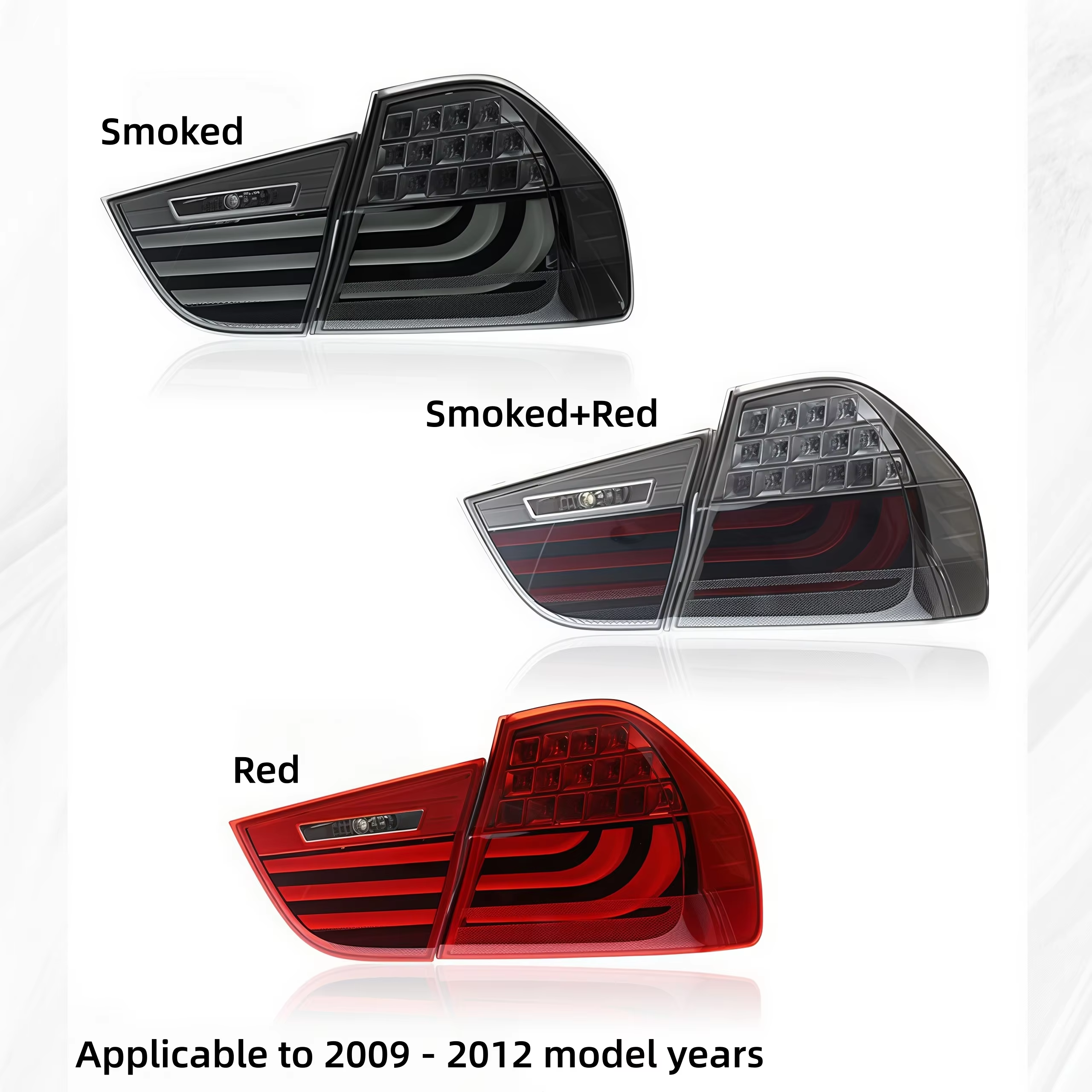 3 Series E90 Rear Lamp Assembly 2005 2012 LED Taillights 4000 Lumens Plug and Play 1 Year Warranty 318i 320i 325i, photo 3