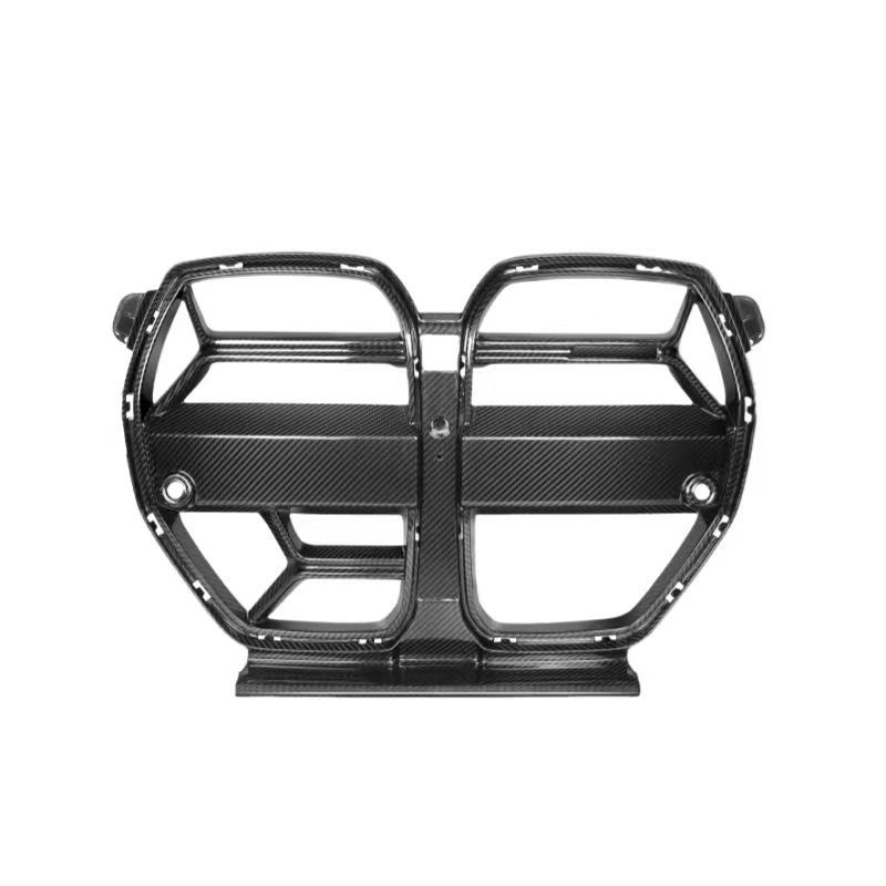 for M3 M4 G80 G82 Dry Carbon Fiber Front Grille & ACC Front Bumper Grille 100%, photo 2