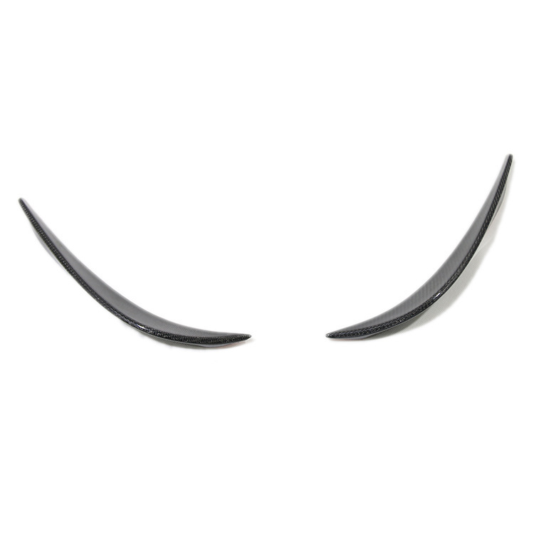 Carbon Fiber Front Bumper Side Canards Splitter Air Fins 2008 2014 Audi R8 V8 V10 Car Aero Body Kit, photo 3