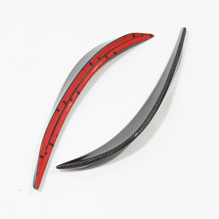 Carbon Fiber Front Bumper Side Canards Splitter Air Fins 2008 2014 Audi R8 V8 V10 Car Aero Body Kit, photo 4