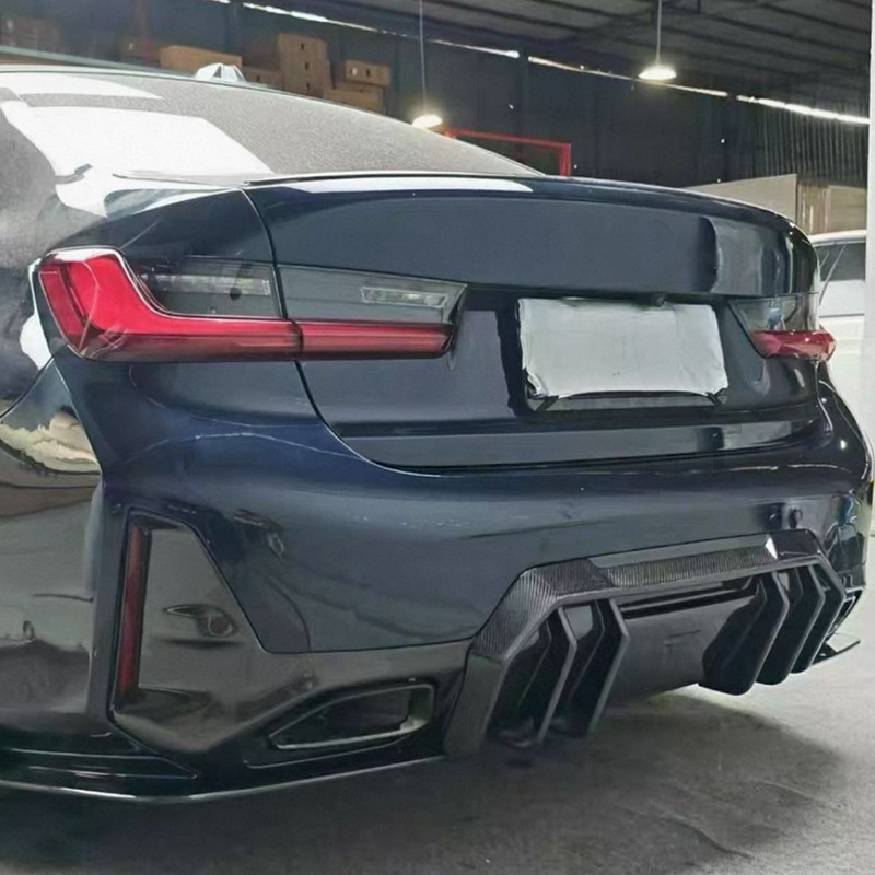 for 3 Series G20 G28 LCI 2022+ Carbon Fiber Rear Lip & Bumper Diffuser 100%, photo 2