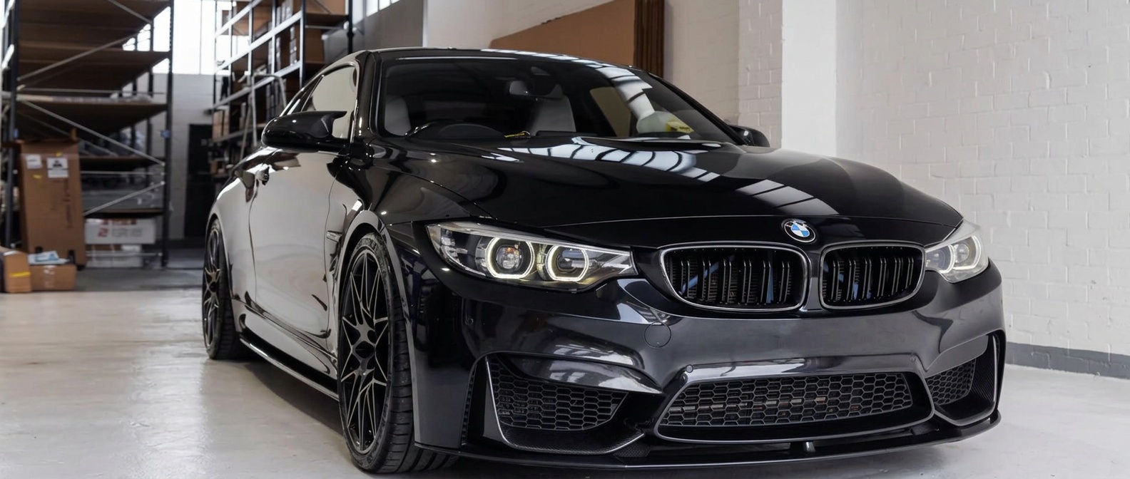 BMW M3 M4 F80 F82 F83 fitted with carbon fibre parts
