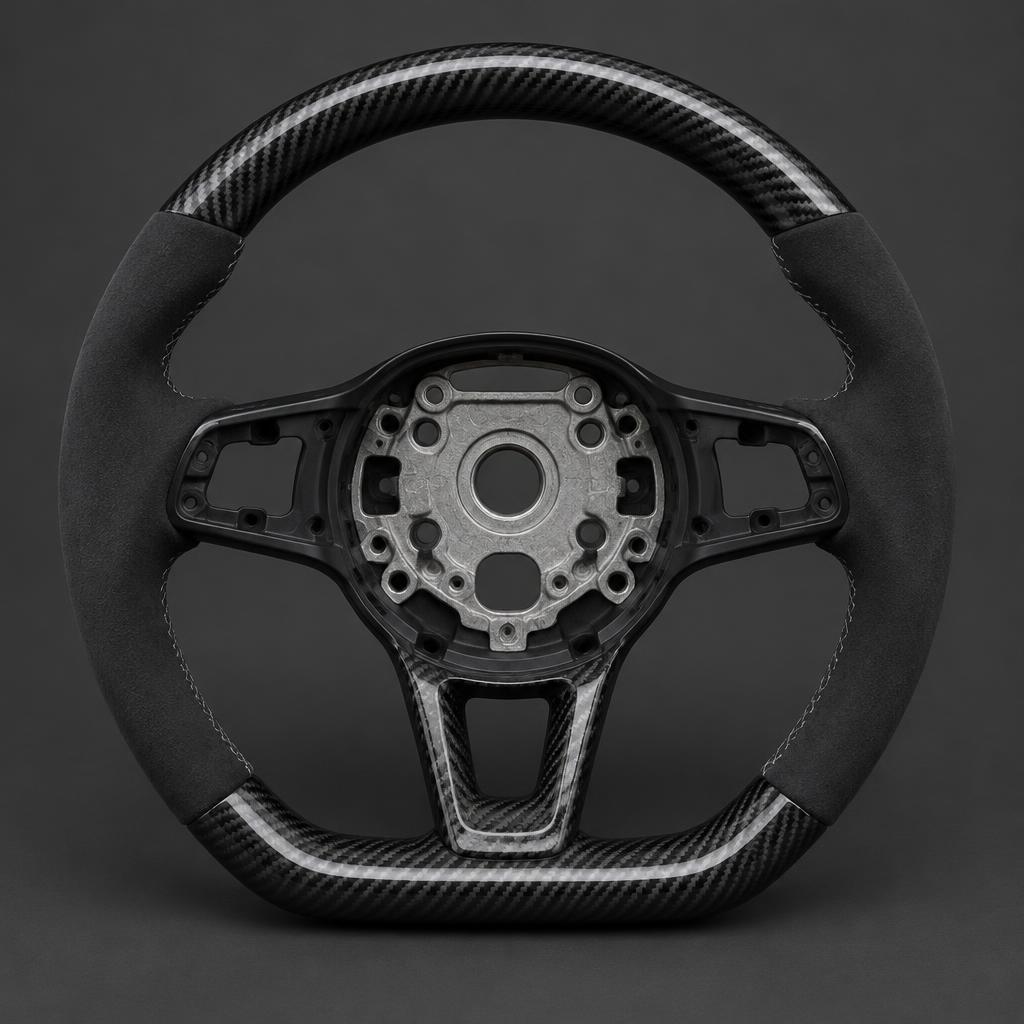 Carbon & Alcantara Steering Wheel (BMW Fitment)